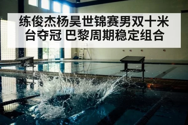 练俊杰杨昊世锦赛男双十米台夺冠 巴黎周期稳定组合